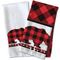 Lumberjack Plaid Waffle Weave Towels - Two Print Styles