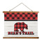 Lumberjack Plaid Wall Hanging Tapestry - Landscape - MAIN