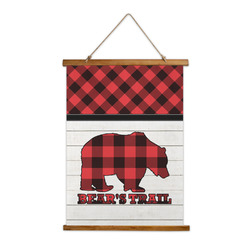 Lumberjack Plaid Wall Hanging Tapestry (Personalized)