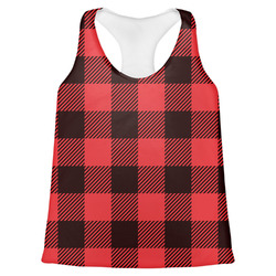 Lumberjack Plaid Womens Racerback Tank Top - X Large