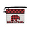 Lumberjack Plaid Wristlet ID Cases - Front