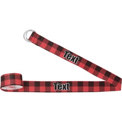 Lumberjack Plaid Yoga Strap (Personalized)