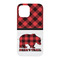 Lumberjack Plaid iPhone 15 Case - Back