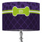 Pawprints & Bones 16" Drum Lampshade - ON STAND (Fabric)