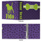 Pawprints & Bones 3 Ring Binders - Full Wrap - 3" - APPROVAL