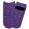 Pawprints & Bones Adult Ankle Socks - Single Pair - Front and Back