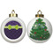 Pawprints & Bones Ceramic Christmas Ornament - X-Mas Tree (APPROVAL)