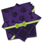 Pawprints & Bones Cloth Napkins (Set of 4) (Personalized)