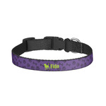 Pawprints & Bones Dog Collar - Small (Personalized)