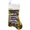 Pawprints & Bones Gold Sequin Stocking - Front