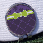 Pawprints & Bones Golf Ball Marker - Hat Clip