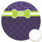 Pawprints & Bones Icing Circle - Large - Front