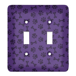Pawprints & Bones Light Switch Cover (2 Toggle Plate)