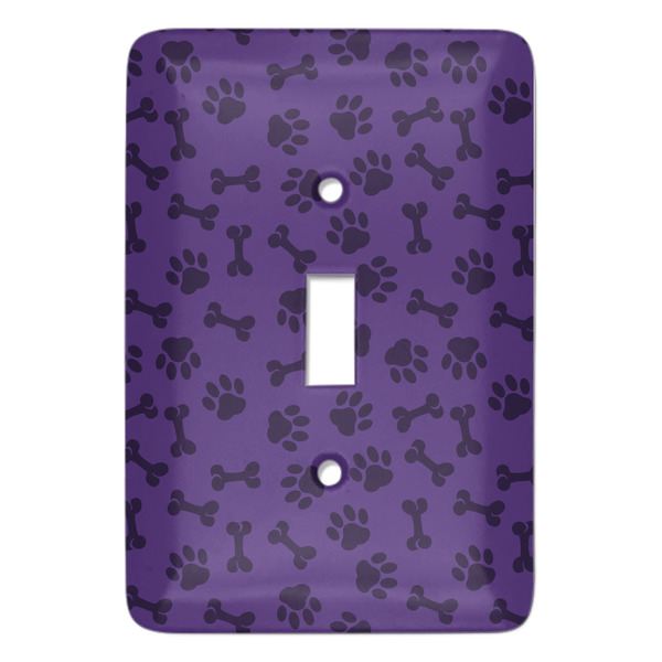 Custom Pawprints & Bones Light Switch Cover