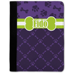 Pawprints & Bones Notebook Padfolio w/ Name or Text