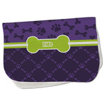 Pawprints & Bones Burp Cloth - Fleece w/ Name or Text