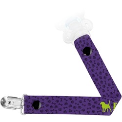 Pawprints & Bones Pacifier Clip (Personalized)