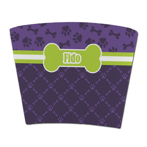 Custom Pawprints & Bones Party Cup Sleeve - without bottom (Personalized)