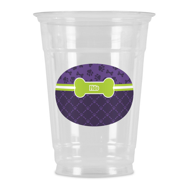 Custom Pawprints & Bones Party Cups - 16oz (Personalized)