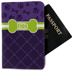 Pawprints & Bones Passport Holder - Fabric (Personalized)