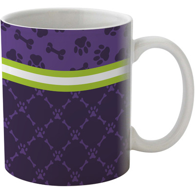 Pawprints & Bones Coffee Mug (Personalized) - YouCustomizeIt