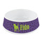 Pawprints & Bones Plastic Pet Bowls - Small - MAIN