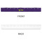 Pawprints & Bones Plastic Ruler - 12" - APPROVAL