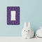 Pawprints & Bones Rocker Light Switch Covers - Single - IN CONTEXT