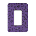 Pawprints & Bones Rocker Style Light Switch Cover