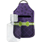 Pawprints & Bones Hand Sanitizer & Keychain Holder - Small (Personalized)