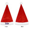 Pawprints & Bones Santa Hats - Front and Back (Single Print) APPROVAL