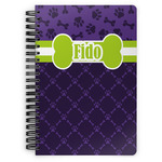 Pawprints & Bones Spiral Notebook (Personalized)