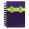 Pawprints & Bones Spiral Journal Small - Front View