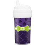 Pawprints & Bones Toddler Sippy Cup (Personalized)