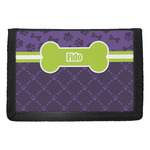 Pawprints & Bones Trifold Wallet (Personalized)