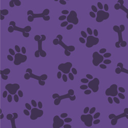 Pawprints & Bones Wallpaper & Surface Covering (Water Activated 24"x 24" Sample)