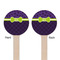 Pawprints & Bones Wooden 6" Stir Stick - Round - Double Sided - Front & Back