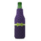 Pawprints & Bones Zipper Bottle Cooler - FRONT (bottle)