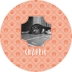 Pet Photo Multipurpose Round Labels - Custom Sized