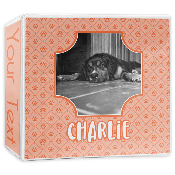 Custom Pet Photo 3-Ring Binder - 3 inch (Personalized)