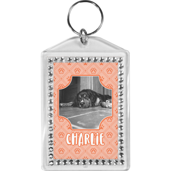 Custom Pet Photo Bling Keychain (Personalized)