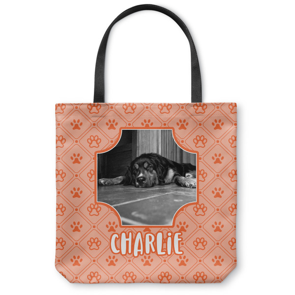 Custom Pet Photo Canvas Tote Bag - Medium - 16"x16" (Personalized)