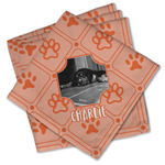 Pet Photo Cloth Cocktail Napkins - Set of 4