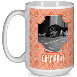 Pet Photo 15 Oz Coffee Mug - White