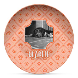 Pet Photo Microwave Safe Plastic Plate - Composite Polymer (Personalized)