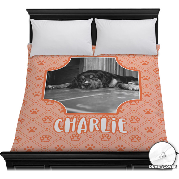 Custom Pet Photo Duvet Cover - Full / Queen (Personalized)