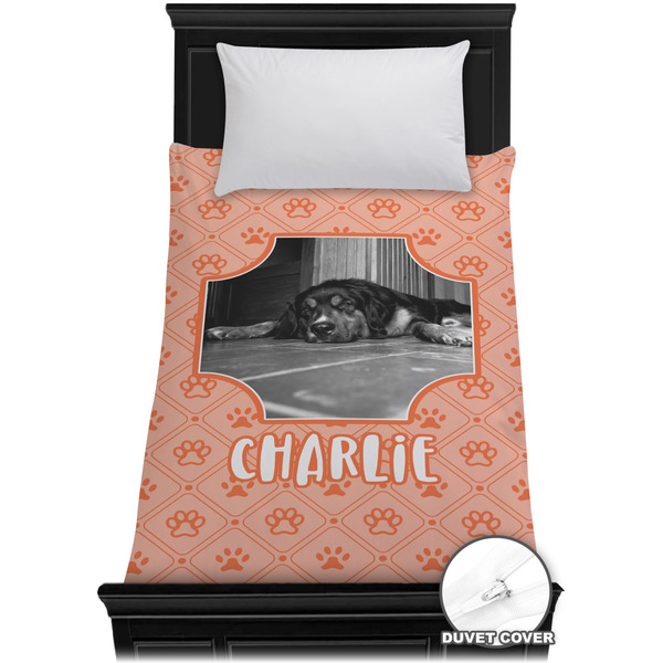 Custom Pet Photo Duvet Cover - Twin (Personalized)