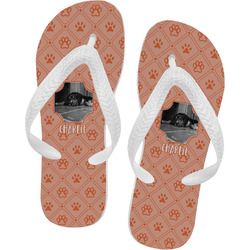 Pet Photo Flip Flops - Medium (Personalized)