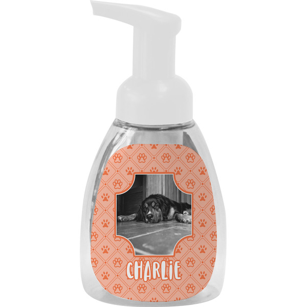 Custom Pet Photo Foam Soap Bottle - White