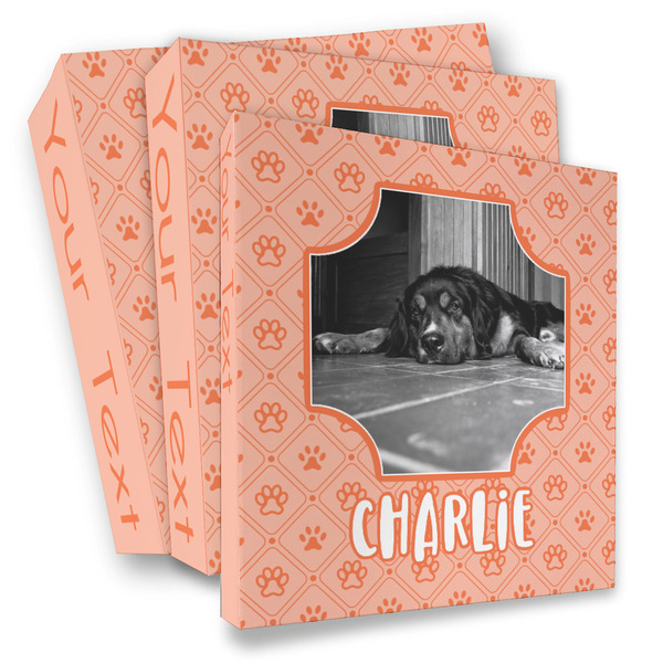 Custom Pet Photo 3 Ring Binder - Full Wrap